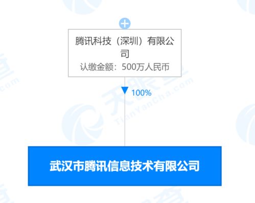 腾讯在武汉成立技术新公司，注册资本500万布局企业管理咨询服务
